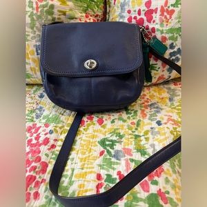 Navy Coach Crossbody